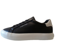 Scarpe da ginnastica Calvin Klein in pelle vulcanizzata da donna UK 7 US 9,5 EUR 41 REF M298+