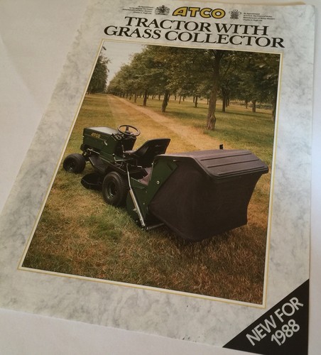 Trattore atco con raccoglitore - con,