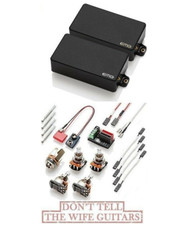 EMGZW SET ZAKK WYLDE 81 + 85 NERO HUMBUCKER PICKUP ATTIVI PENTOLE ALBERO CORTO