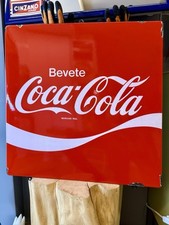 Coca-Cola Insegna Smaltata "Smalterie Lombarde"