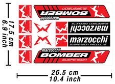Marzocchi Bomber Decalcomanie