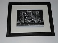 Mini poster incorniciato Grateful Dead "Wall of Sound" 1974, 14" di 17" McIntosh Altec