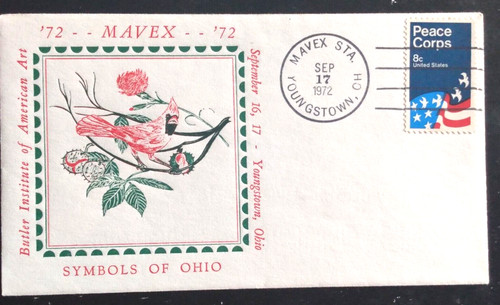 Symbols ohio cardinal bird - of,