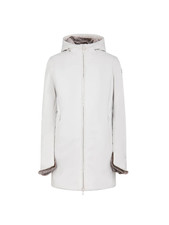 Suns giubbino con cappuccio Marmolada fur color ghiaccio