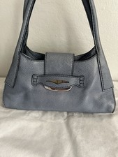 Tod pebbled blue leather - blue,