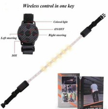 LED RICARICABILE SPORT BICI EMERGENZA FRECCIA SICUREZZA STRISCIA 