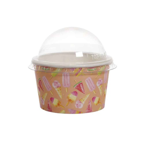 100 coppette gelato carta - in,