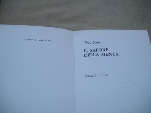 Piero santi sapore della - santi, "il