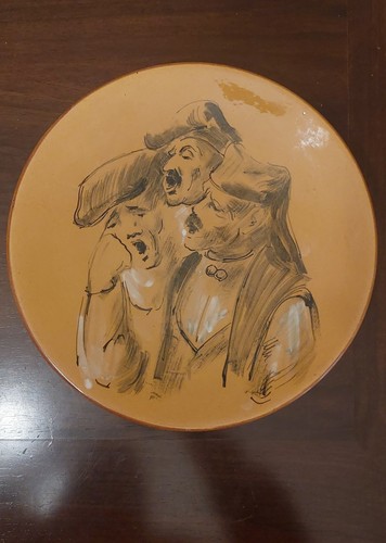 Arte sarda piatto ceramica - arte,