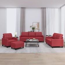 Set di Divani 3 pz con Cuscini