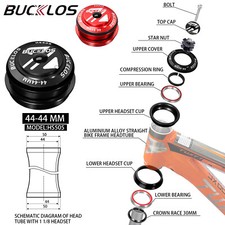 Cuscinetti Cartuccia Sigillati 44mm MTB Strada Bici Cuffia 1-1/8" Forcella Sterzo Ricambi