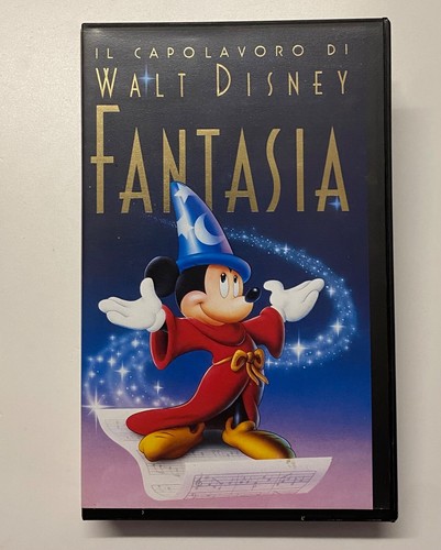 Vhs fantasia videocassetta - vhs,