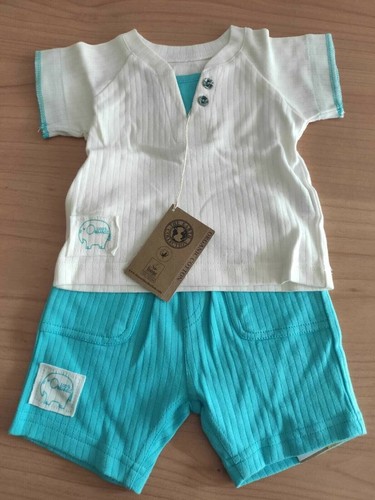 Pantaloncini shirt celeste - t-shirt,