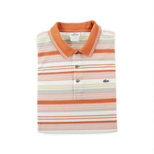 Polo arancione Lacoste taglia