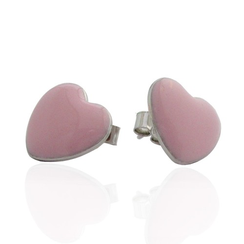 Heart lobe earrings 13x14 - lobe,
