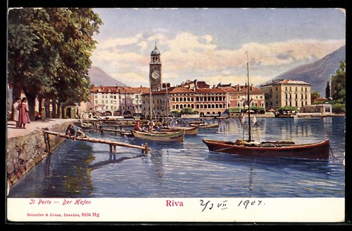 Cartolina artistica riva - artistica, il