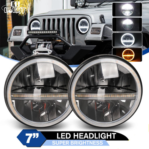 Coppia fari led pollici per - 7,