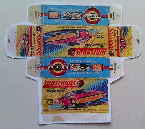 Modello per repro box matchbox - per,