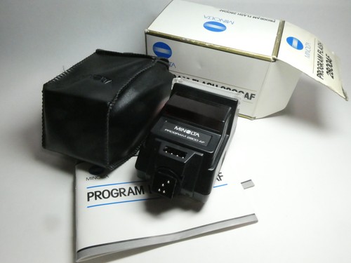 Pistola flash minolta program - flash,