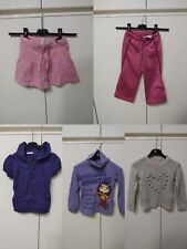 Set Abbigliamento Bambina 5 Pezzi Felpa Maglione Tuta Gonna    3/4 4/5Anni