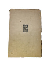 Antique Book 1927 Manual of