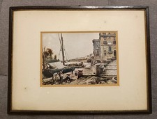 Antico quadro cornice legno - quadro,