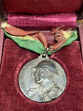 MEDAGLIA NEL L ’ASTUCCIO EMANUELE FILIBERTO DI SAVOIA DUCA AOSTA III ARMATA 1931