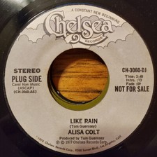 Alisa Colt - Like Rain (7"