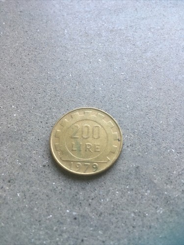 Moneta lire 200 senza firma - lire,