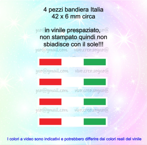 Bandiera italia adesivi - bandiera, 4