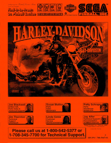 Harley davidson pinball - harley-davidson,