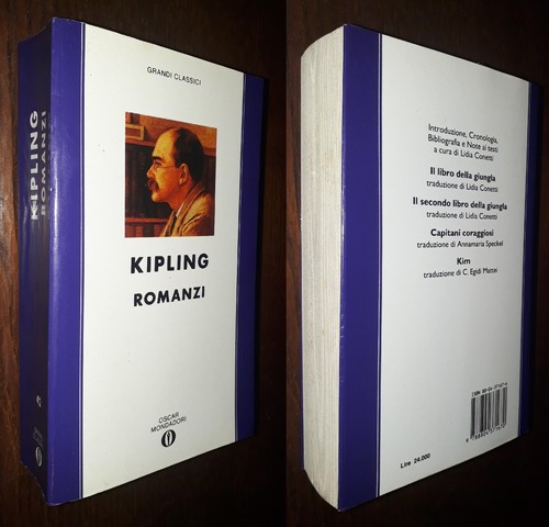 Romanzi kipling ed oscar - kipling,, 1°ed.