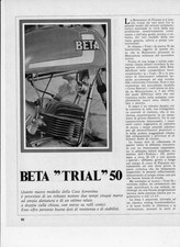advertising TEST MOTO BETA "TRIAL" 50  1972  MOTOITALIANE REGOLARITA ENDURO