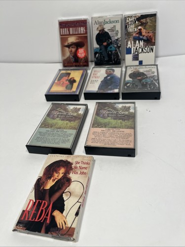 Country music cassette tapes - cassette,