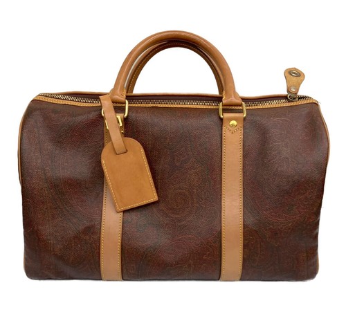 Borsa etro boston marrone - borsa, pvc