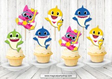 Pinkfong Baby Shark Cupcake