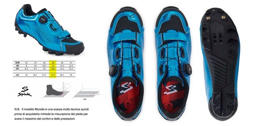 Scarpe mtb spiuk mondie blu - mtb,