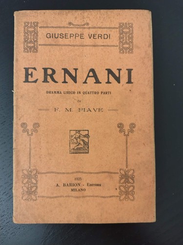 1925 ernani giuseppe verdi