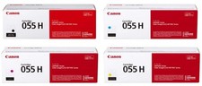 Canon 055H Toner Set BK/C/M/Y, Originale, OEM, Alta Resa, Confezione da 4, Sigillato