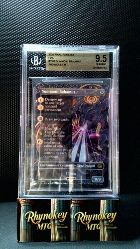 Summon bahamut vetrina foil - vetrina,