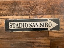 Insegna STADIO SAN SIRO 10x40