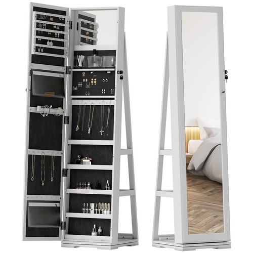 Homcom specchio portagioie - homcom,