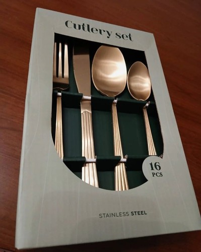 Set posate acciaio color - 2,