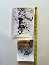 YAMAHA TY 250 Trial 1973 Mick Andrews lotto 2 foto cartella stampa originali  