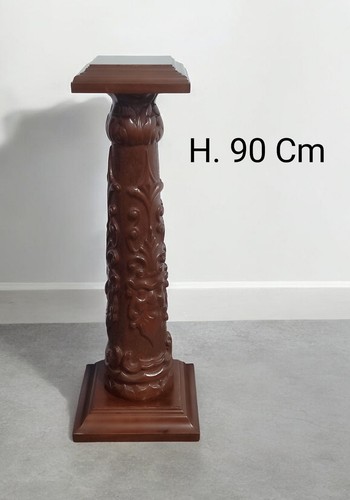 Colonna portavaso legno - portavaso,