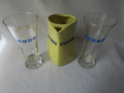 Caraffa ceramica pernod - caraffa,