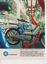advertising Pubblicità-MOTO PIAGGIO BRAVO 1974 CICLOMOTORI ITALIANI  EPOCA