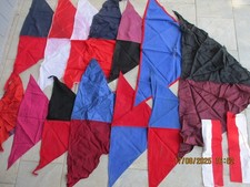 ESERCITO ITALIANO LOTTO FAZZOLETTI DA COLLO FASCIE VARIE ARMI 15 PEZZI USATI