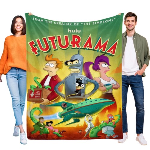 Futurama coperta flanella - futurama, in