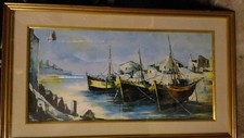 quadro dipinto con cornice e